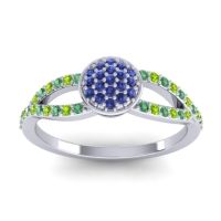 Statement Floral Pave Mudrita Ring
