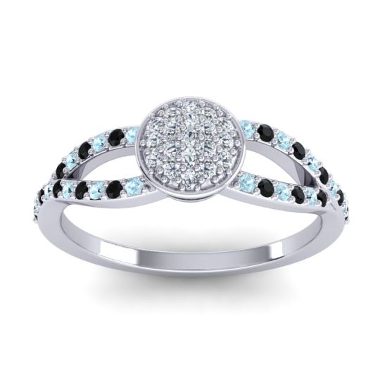 Statement Floral Pave Mudrita Ring