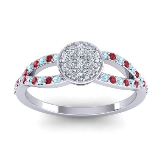 Statement Floral Pave Mudrita Ring