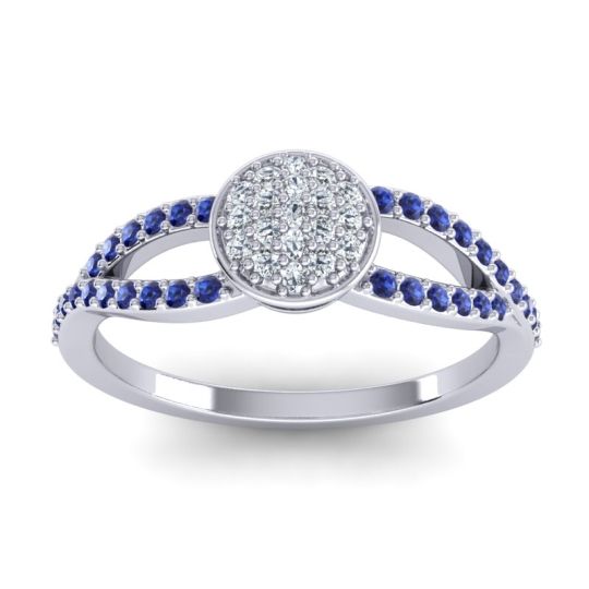 Statement Floral Pave Mudrita Ring