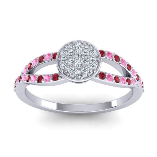 Statement Floral Pave Mudrita Ring