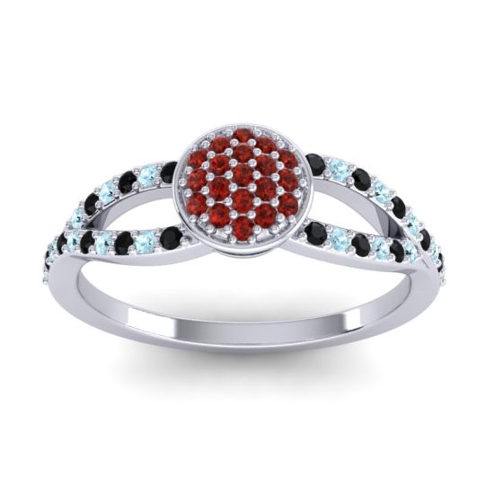 Statement Floral Pave Mudrita Ring
