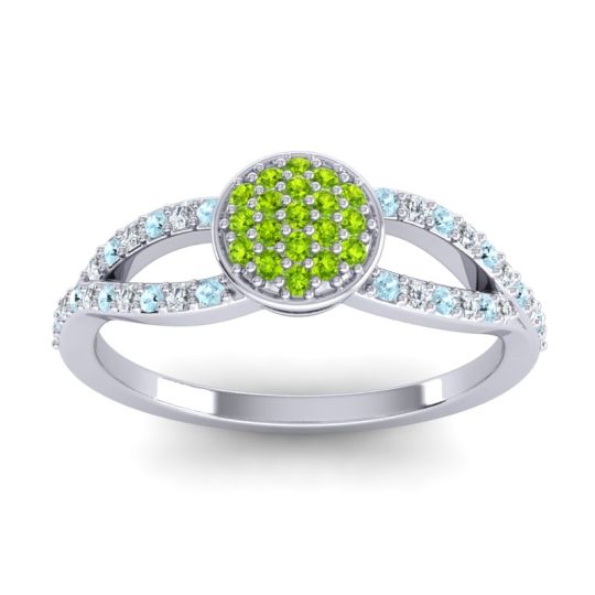 Statement Floral Pave Mudrita Ring