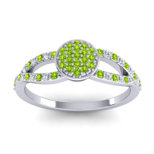 Statement Floral Pave Mudrita Ring