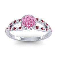 Statement Floral Pave Mudrita Ring