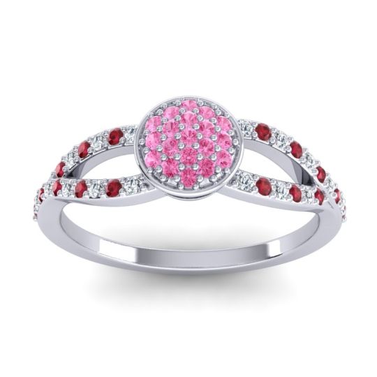 Statement Floral Pave Mudrita Ring