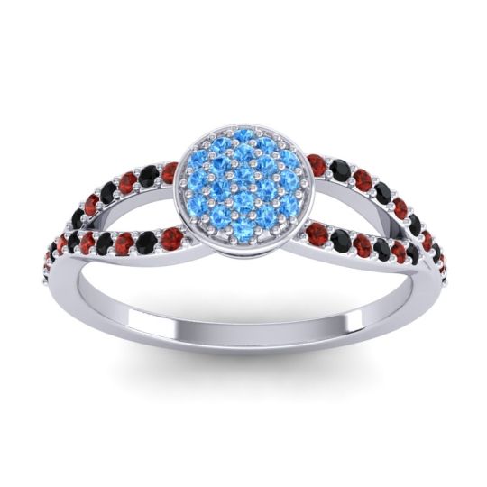 Statement Floral Pave Mudrita Ring
