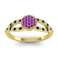 Statement Floral Pave Mudrita Ring