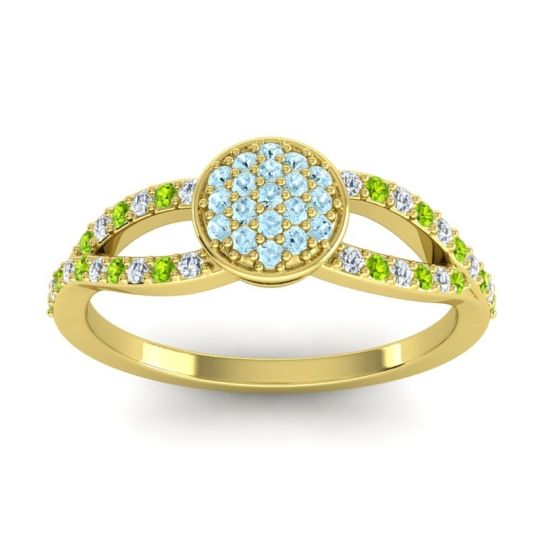 Statement Floral Pave Mudrita Ring