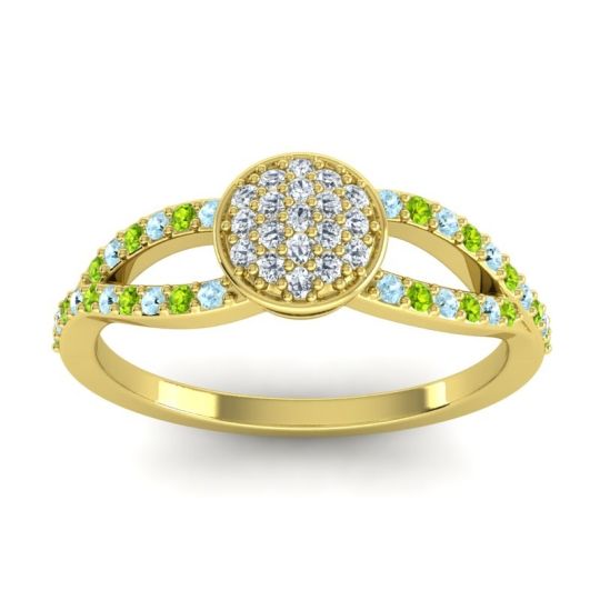 Statement Floral Pave Mudrita Ring