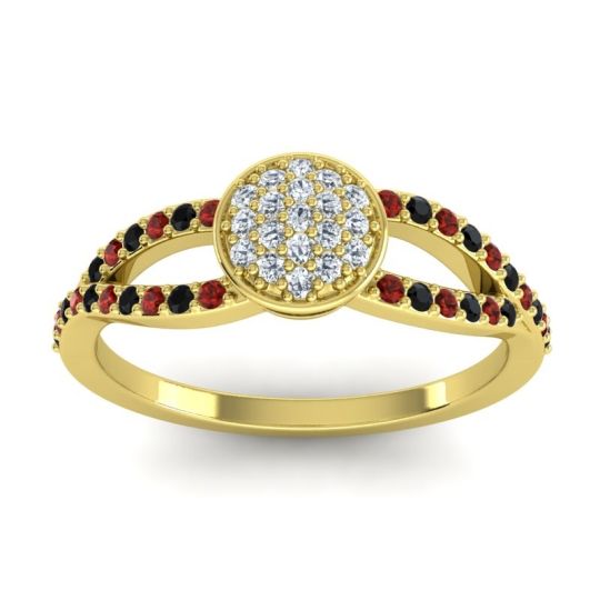 Statement Floral Pave Mudrita Ring