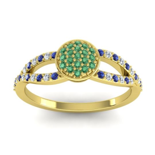 Statement Floral Pave Mudrita Ring