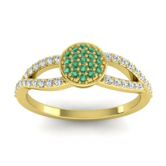 Statement Floral Pave Mudrita Ring