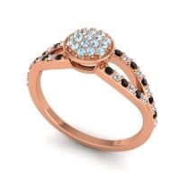 Statement Floral Pave Mudrita Ring