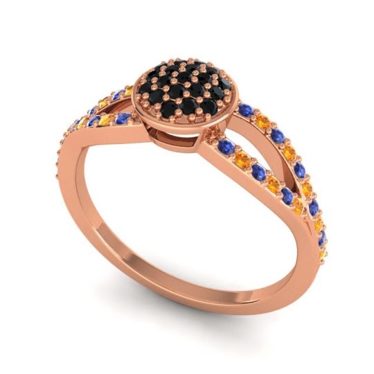 Statement Floral Pave Mudrita Ring