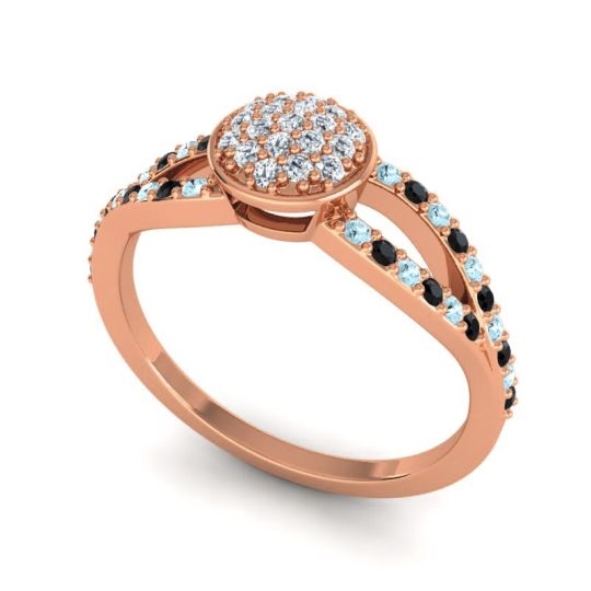 Statement Floral Pave Mudrita Ring