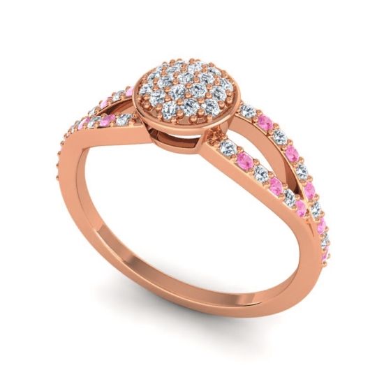 Statement Floral Pave Mudrita Ring