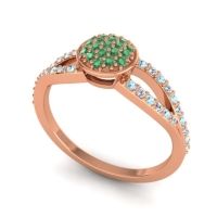 Statement Floral Pave Mudrita Ring
