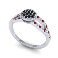Statement Floral Pave Mudrita Ring