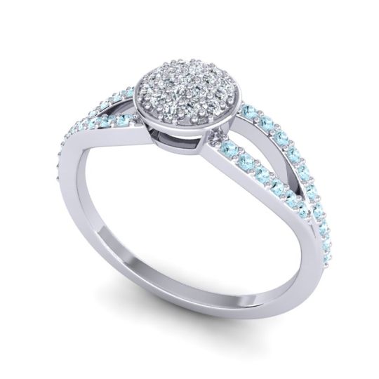 Statement Floral Pave Mudrita Ring