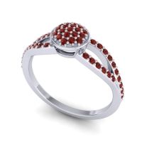 Statement Floral Pave Mudrita Ring