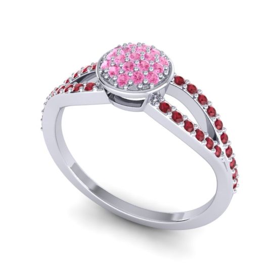 Statement Floral Pave Mudrita Ring