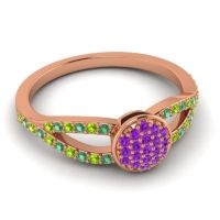 Statement Floral Pave Mudrita Ring