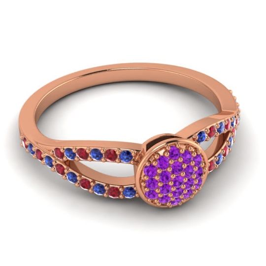 Statement Floral Pave Mudrita Ring