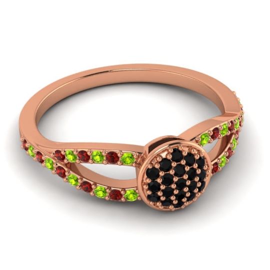 Statement Floral Pave Mudrita Ring