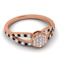 Statement Floral Pave Mudrita Ring