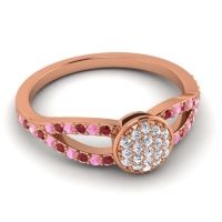 Statement Floral Pave Mudrita Ring