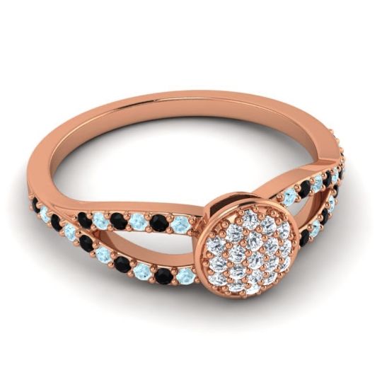 Statement Floral Pave Mudrita Ring