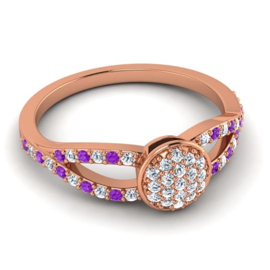 Statement Floral Pave Mudrita Ring