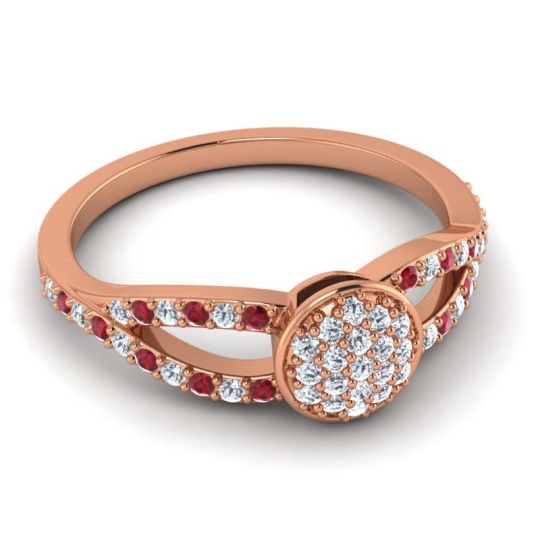 Statement Floral Pave Mudrita Ring