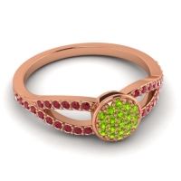 Statement Floral Pave Mudrita Ring