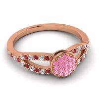 Statement Floral Pave Mudrita Ring