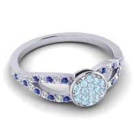 Statement Floral Pave Mudrita Ring