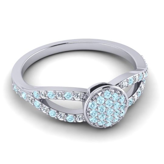 Statement Floral Pave Mudrita Ring