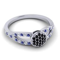 Statement Floral Pave Mudrita Ring