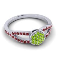 Statement Floral Pave Mudrita Ring