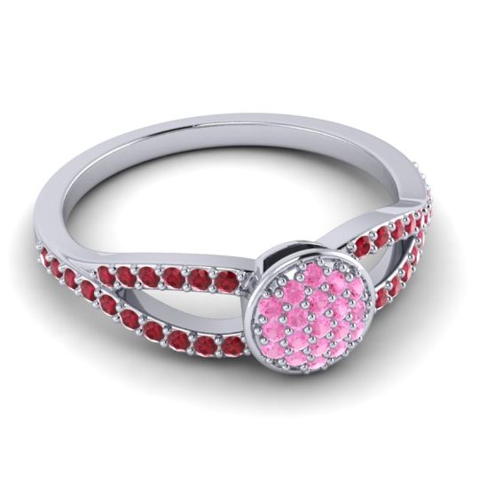 Statement Floral Pave Mudrita Ring