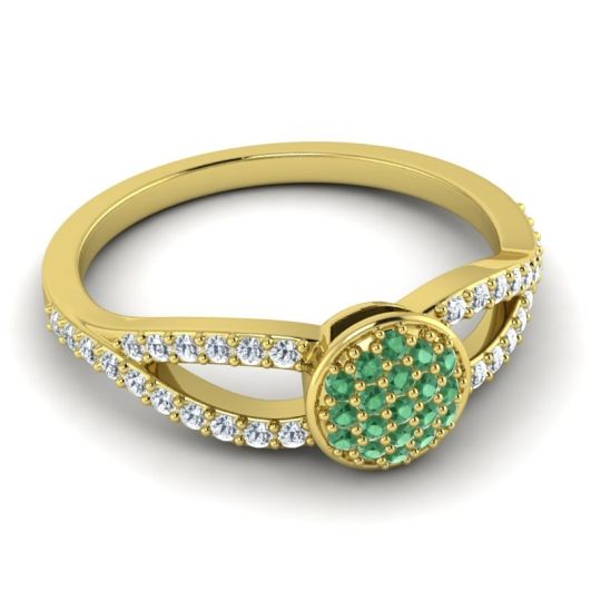 Statement Floral Pave Mudrita Ring
