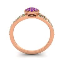 Statement Floral Pave Mudrita Ring