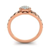 Statement Floral Pave Mudrita Ring