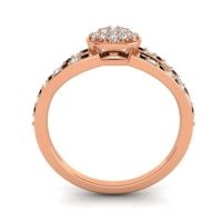 Statement Floral Pave Mudrita Ring