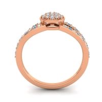 Statement Floral Pave Mudrita Ring