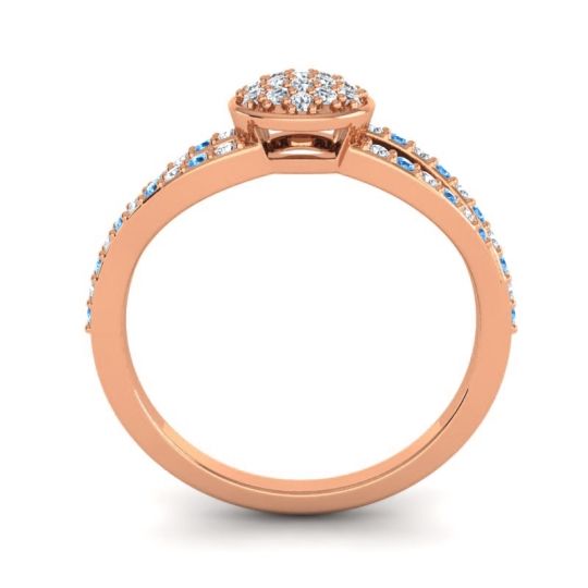 Statement Floral Pave Mudrita Ring