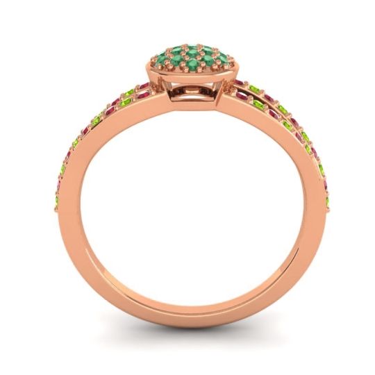 Statement Floral Pave Mudrita Ring