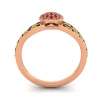 Statement Floral Pave Mudrita Ring