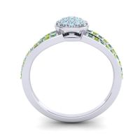 Statement Floral Pave Mudrita Ring